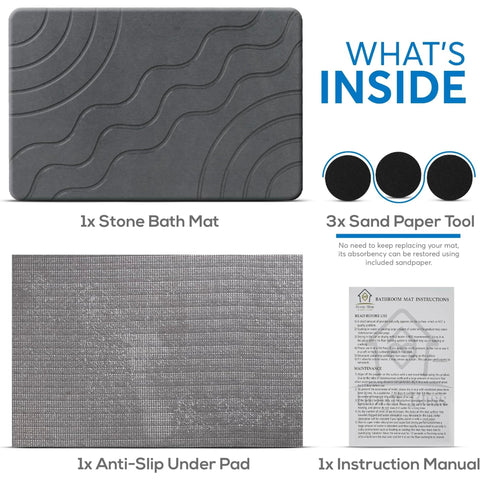 HOMY BLISS modern gray design blends with any bathroom style