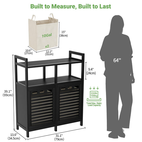 Anti-tip kit on Homykic cabinet enhances safety and stability.