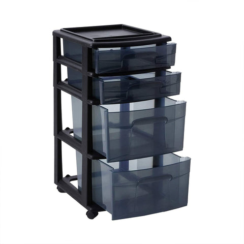HOMZ Drawer Tower clear visibility drawers showing contents at a glance