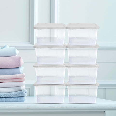 HOMZ Snaplock durable plastic bin, made in USA.