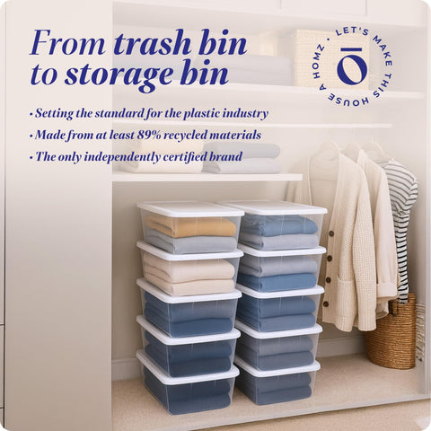 HOMZ Snaplock lid seals to deter spills during transport.