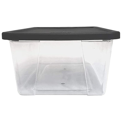 HOMZ durable bins are great for seasonal clothing and hobby gear.