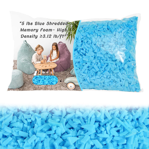 HONEHO bean bag filler 5lbs memory foam offers lasting support and comfort