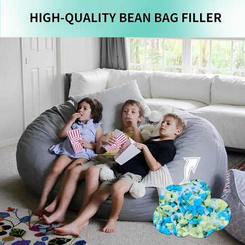 HONEHO dog bed filler close-up highlights airy crumb-free texture