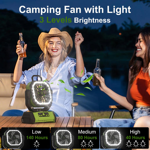 Honesorn portable fan tilt and 90-degree oscillation for directed cooling.