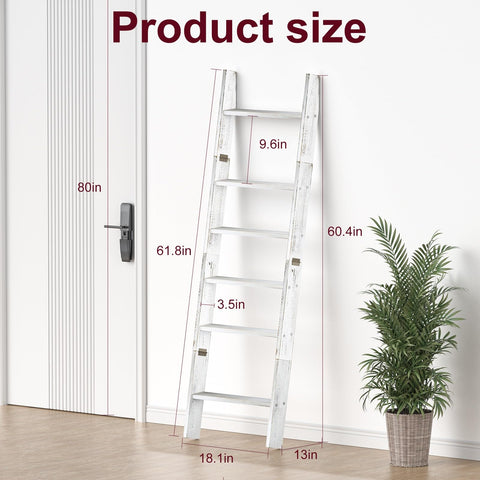 HONEST OUTFITTERS 6-tier blanket ladder displaying quilts to save space