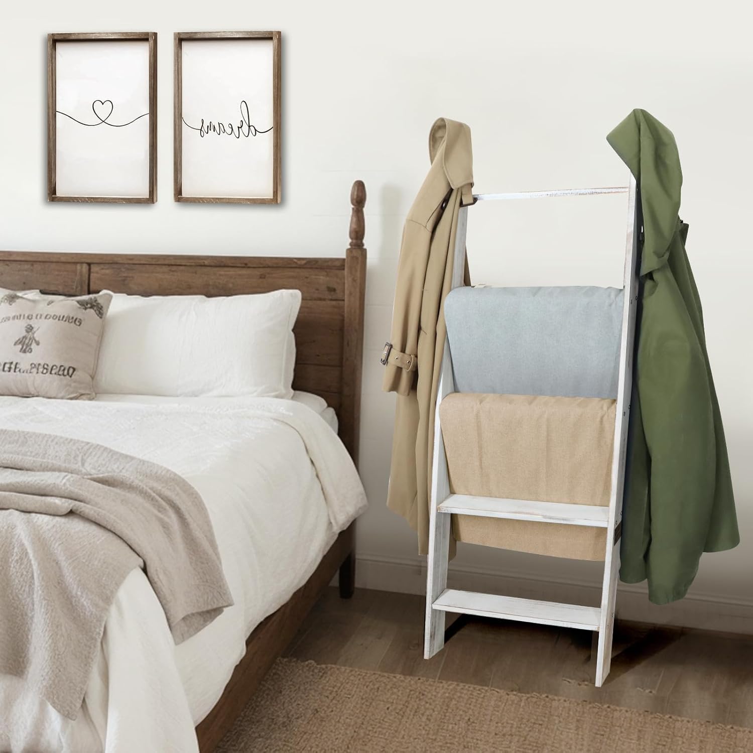 Honest Outfitters ladder saves space in tight corners with five-tier capacity