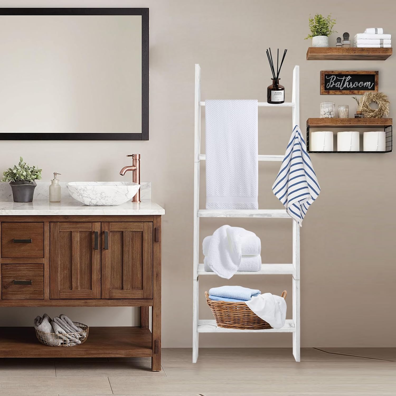 Honest Outfitters white finish complements farmhouse decor and cozy spaces