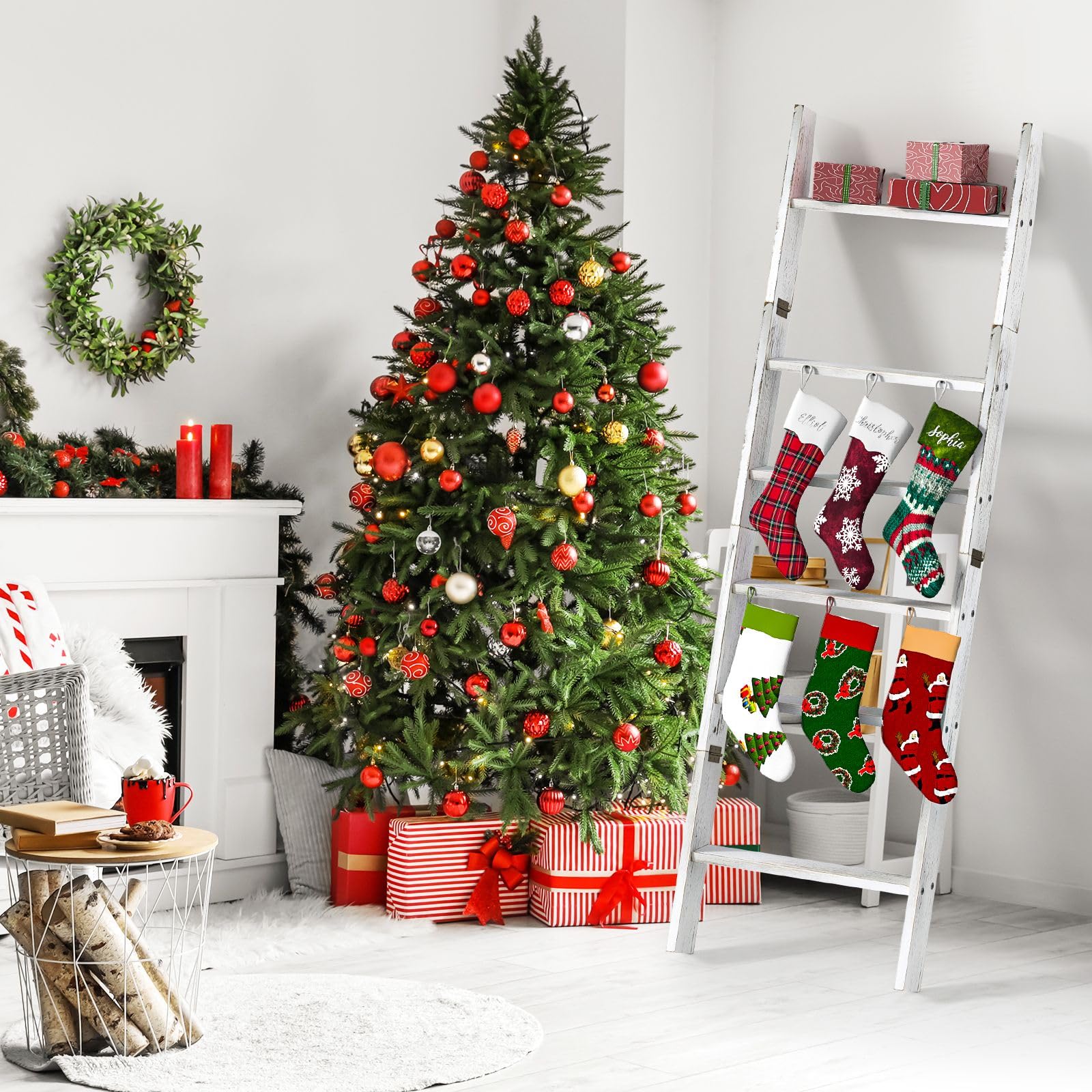 HONEST OUTFITTERS easy-assemble ladder shown leaning against a wall