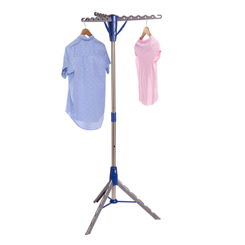 Honey-Can-Do 64-inch tripod rack tall frame promoting airflow for faster drying