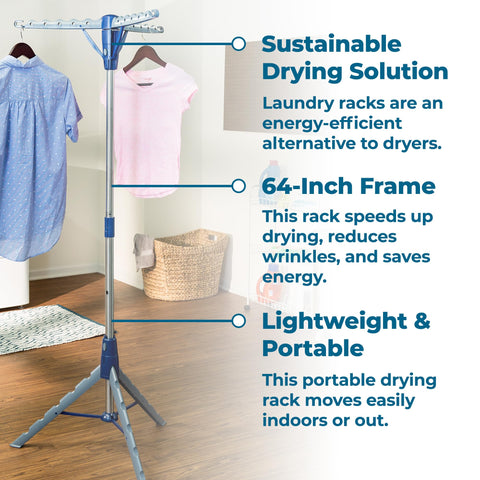 Honey-Can-Do carbon steel construction provides sturdy support for heavy items