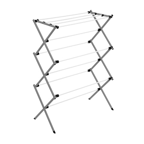 Honey-Can-Do collapsible drying rack with 24 feet of drying space for everyday laundry.