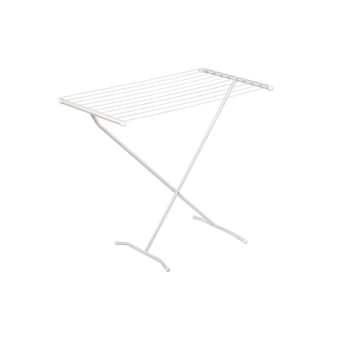 Honey-Can-Do towel and laundry air-drying on one portable rack
