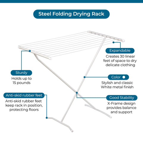 Honey-Can-Do top wires enable flat-drying for delicate sweaters