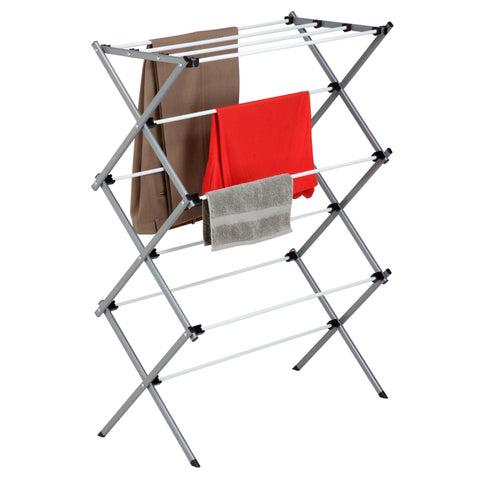 Honey-Can-Do deluxe rack shows 24 feet of drying space