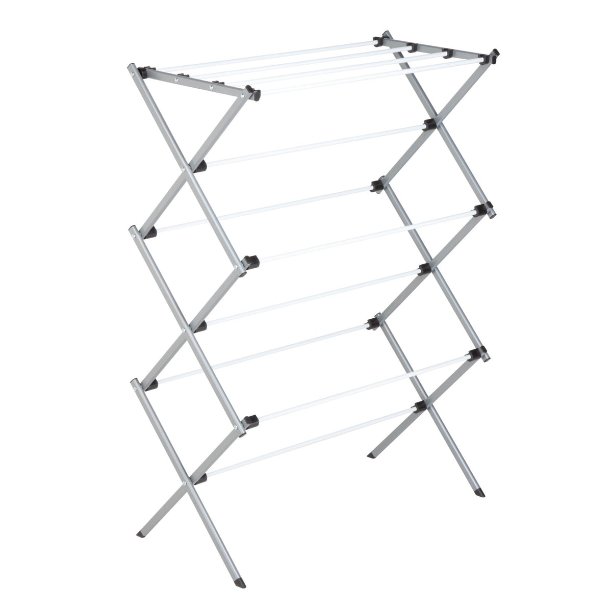 Honey-Can-Do deluxe metal drying rack front view for indoor air-drying