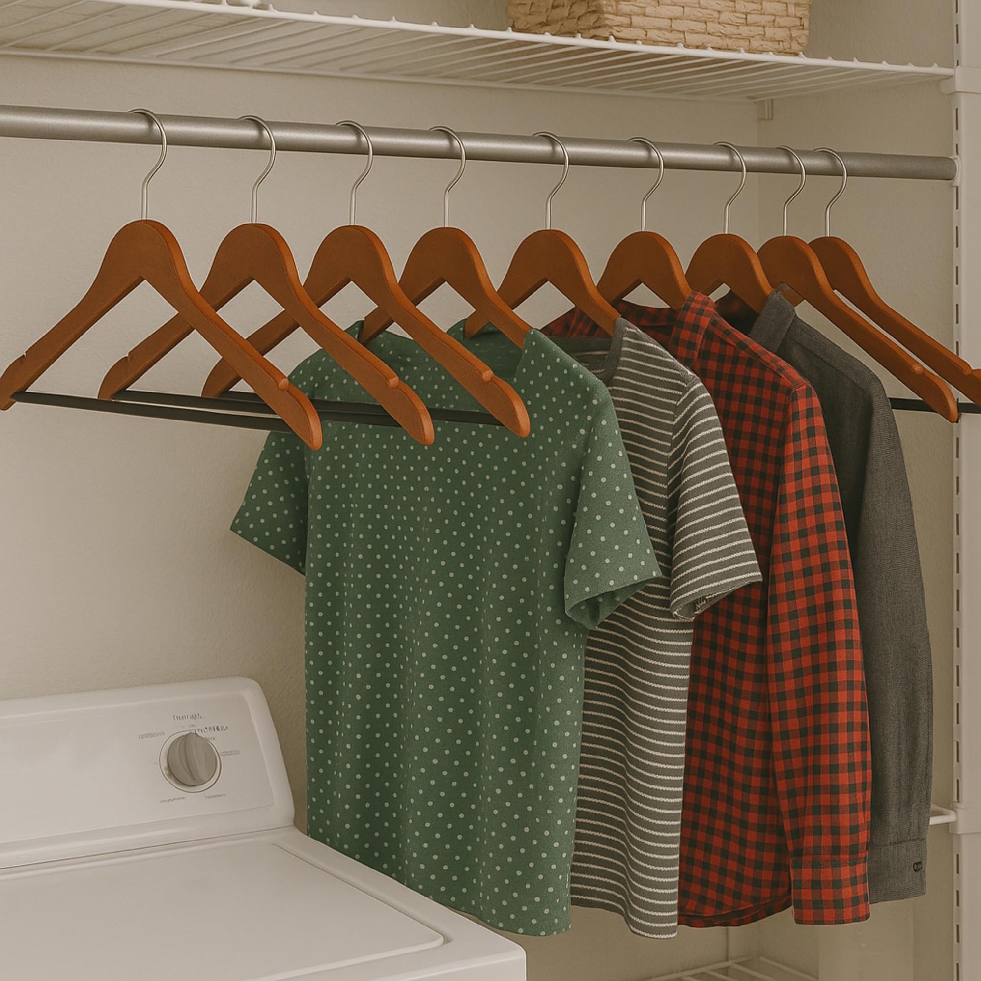 Honey-Can-Do no-slip design helps keep garments in place and reduce creases.