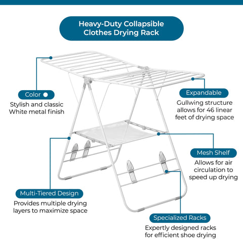 Honey-Can-Do shoe drying bars keep footwear organized and air-dried.