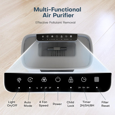 Honeyuan air purifier aromatherapy function for calming scents