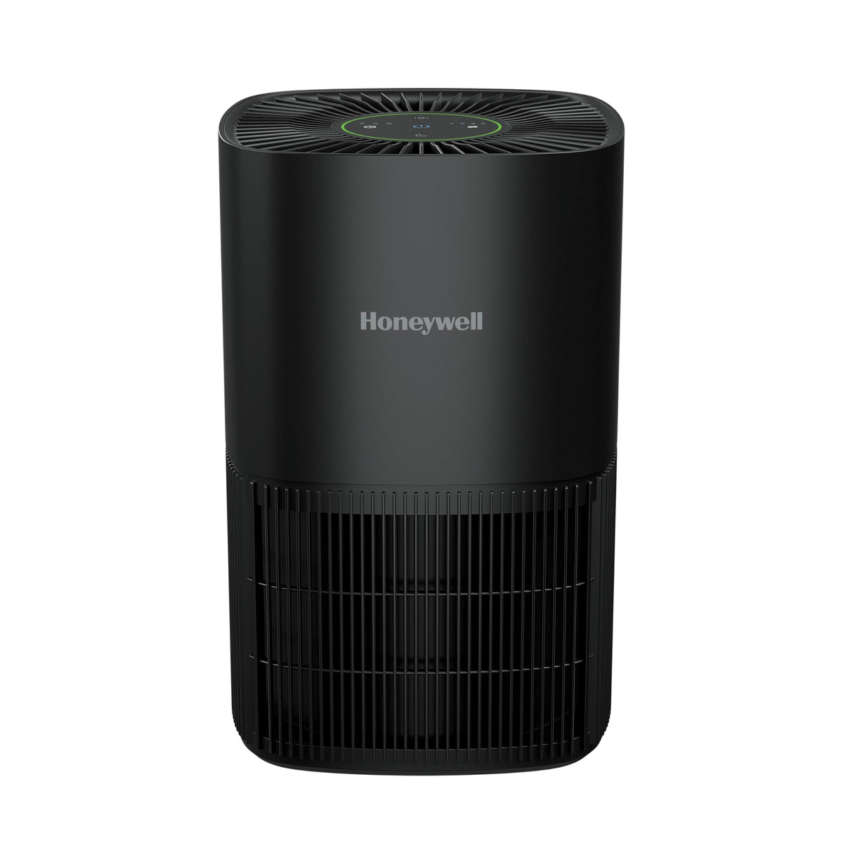 Honeywell Allergen Plus compact purifier front view in small room
