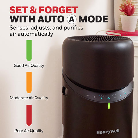 Honeywell Allergen Plus quiet operation suitable for bedrooms and offices.
