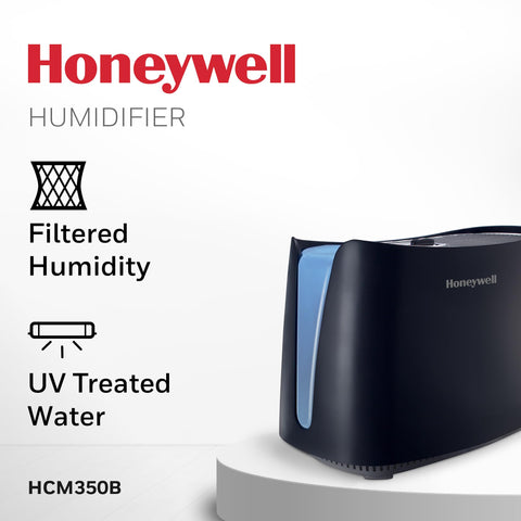 Honeywell HCM350B 1.1 gallon tank for overnight, long-lasting moisture.