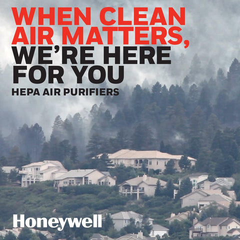 Honeywell HEPA Filter G captures 99.97% of particles for refreshed indoor air.