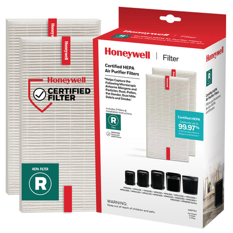 Honeywell HEPA Filter R for HPA series captures dust and smoke