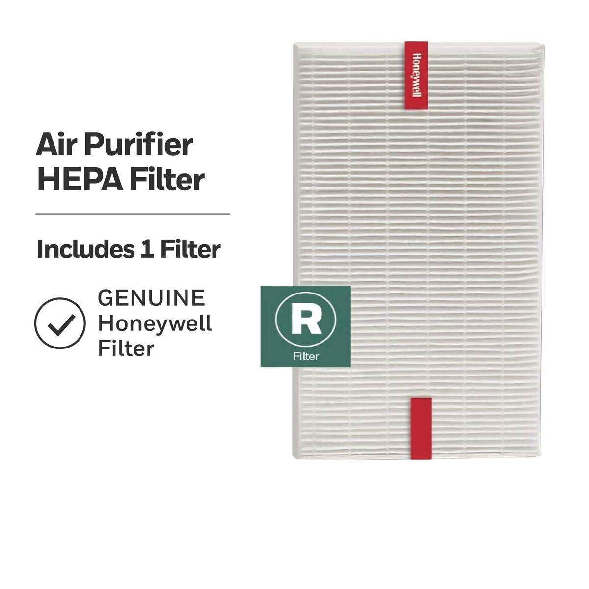 Installation view of Honeywell HEPA Filter R in a compatible purifier.