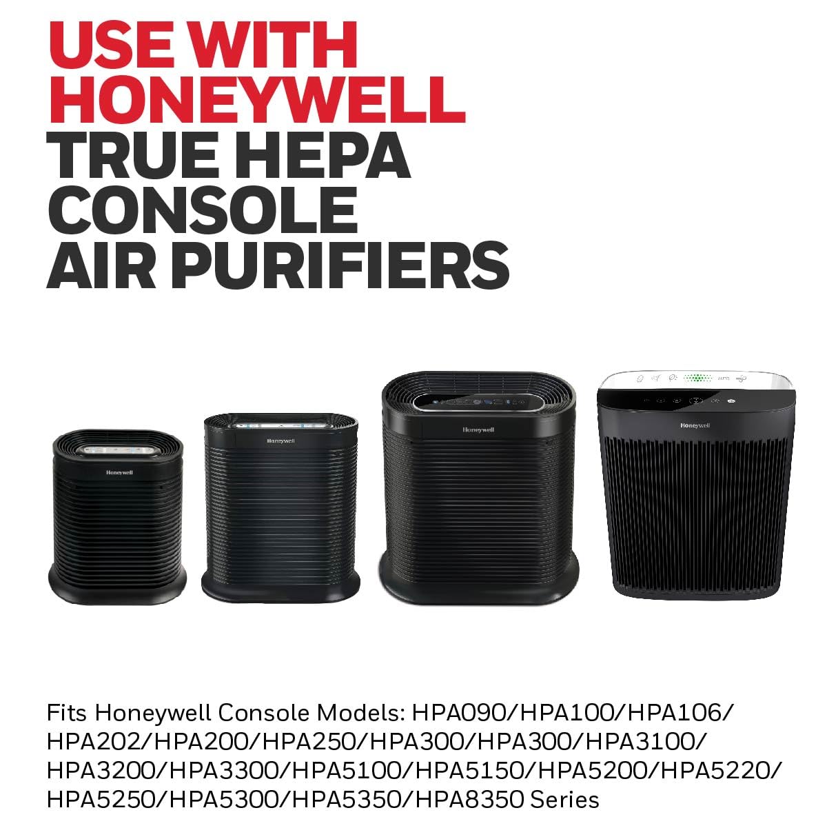 Packaged Honeywell HEPA Filter R for reliable home air purification.