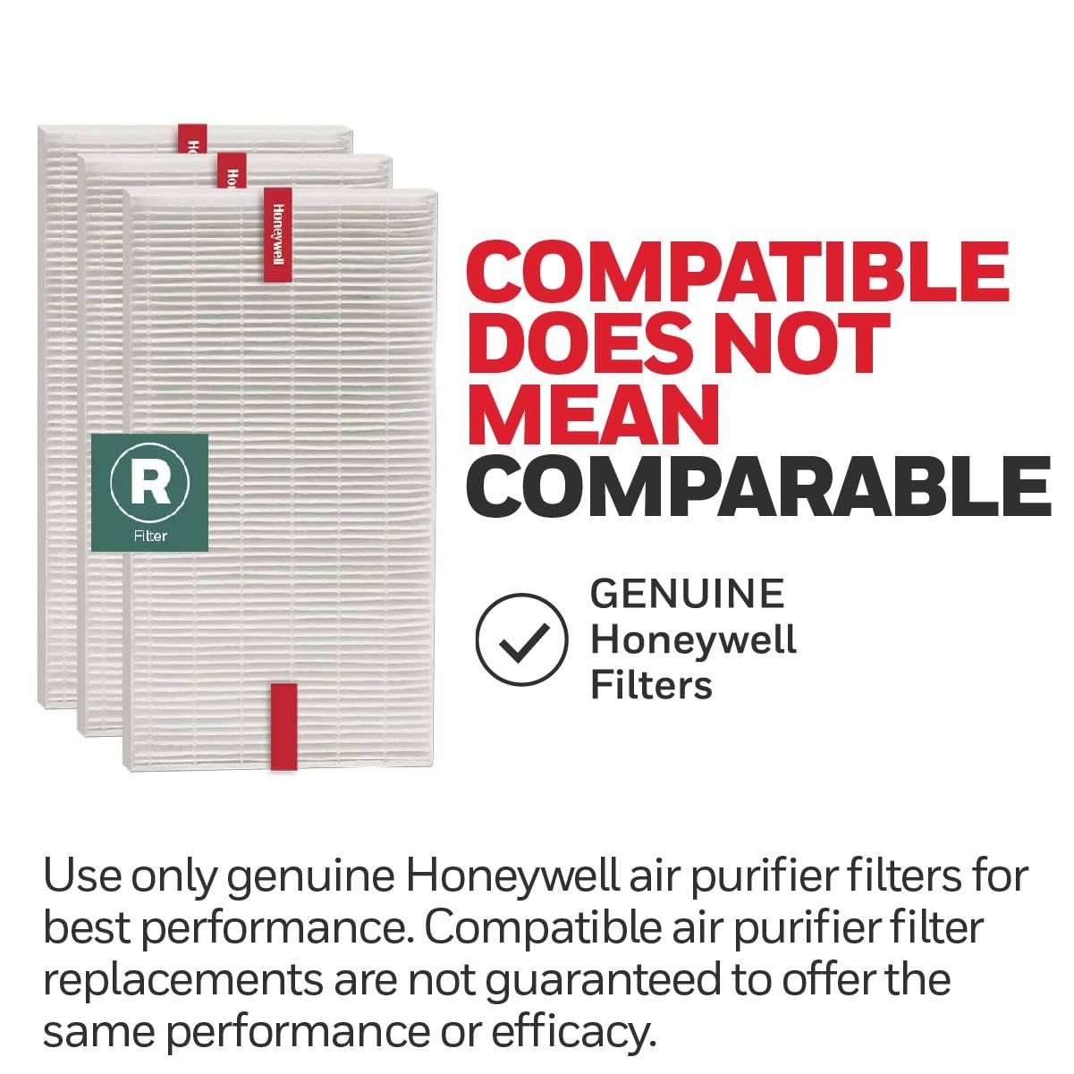 Honeywell HEPA R compatibility with HPA100 for improved indoor air