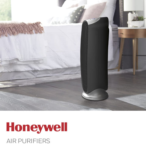 Honeywell HFD-120-Q compact tower purifier for modern interiors