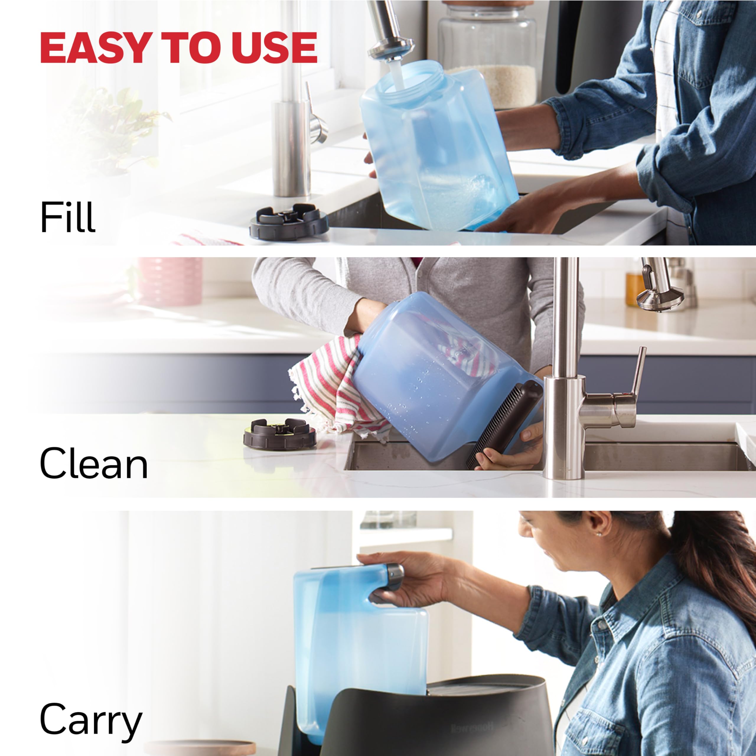 Honeywell quiet operation supports undisturbed sleep.