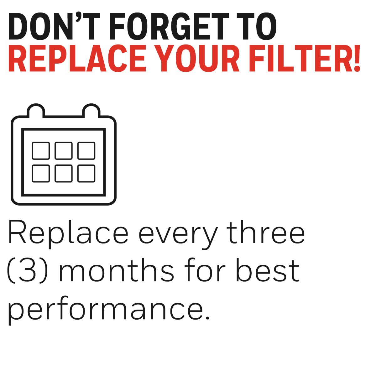 Reminder image for Honeywell Pet Odor Filter S replacement every four years