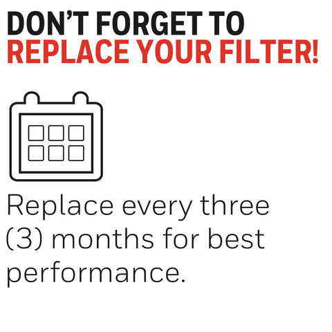Reminder image for Honeywell Pet Odor Filter S replacement every four years