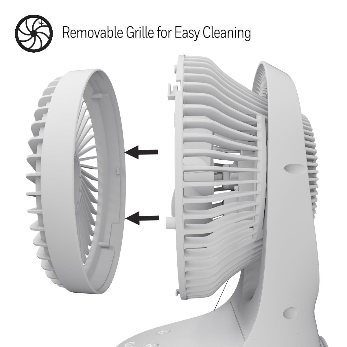 Honeywell QuietSet 5 oscillating table fan ideal for bedroom or office use