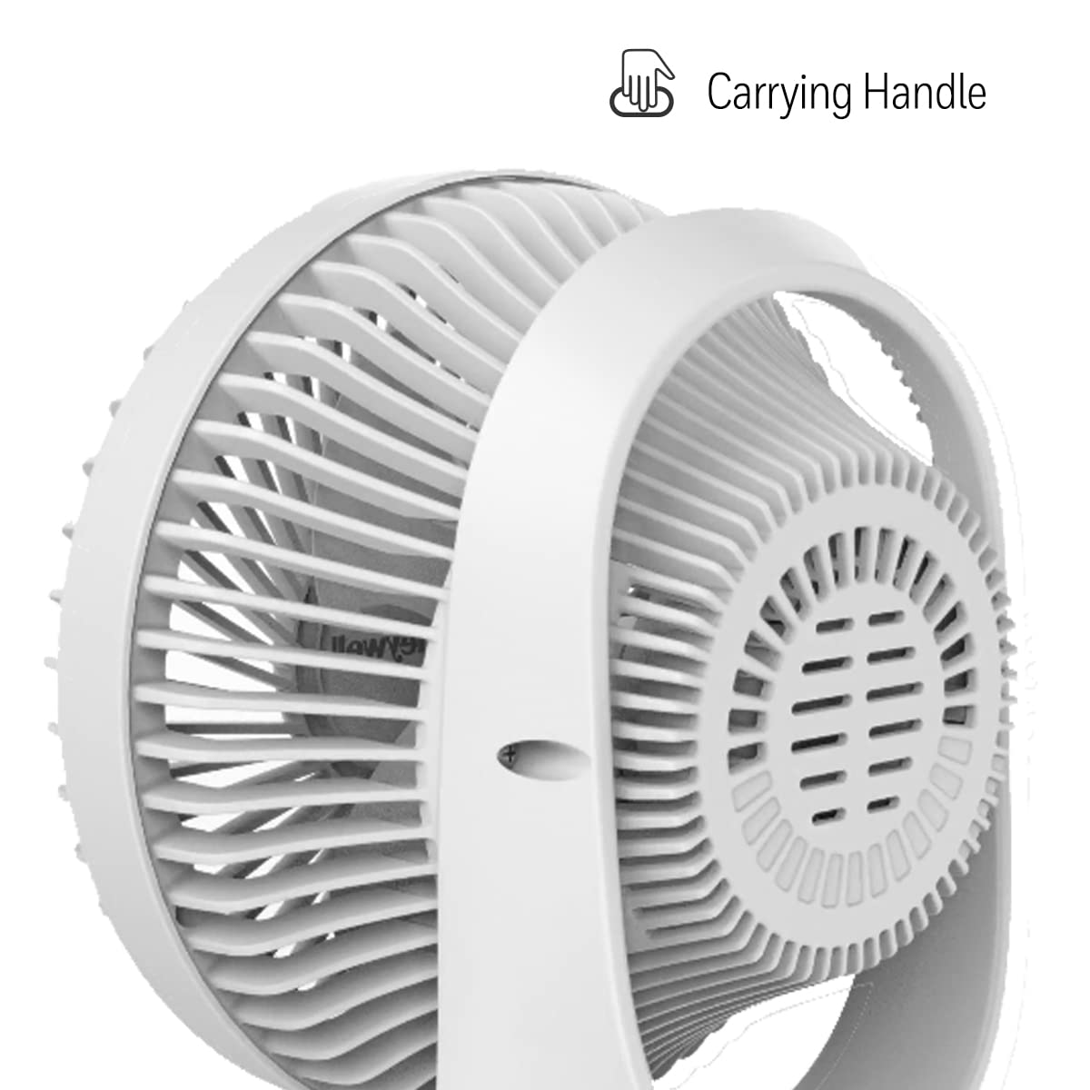 Honeywell QuietSet 5 oscillating table fan integrated carrying handle for portability