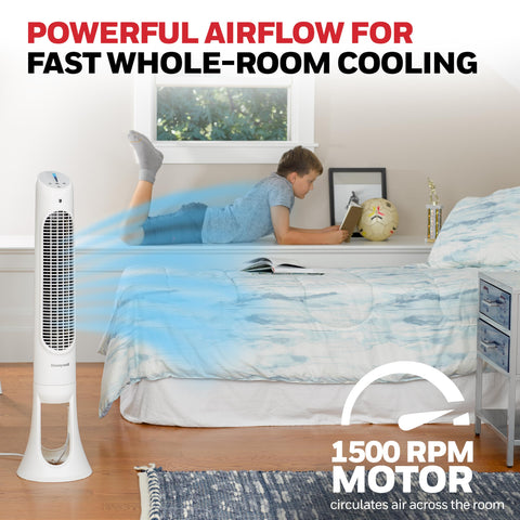 Honeywell QuietSet Tower Fan dim lights reduce brightness after 15 seconds