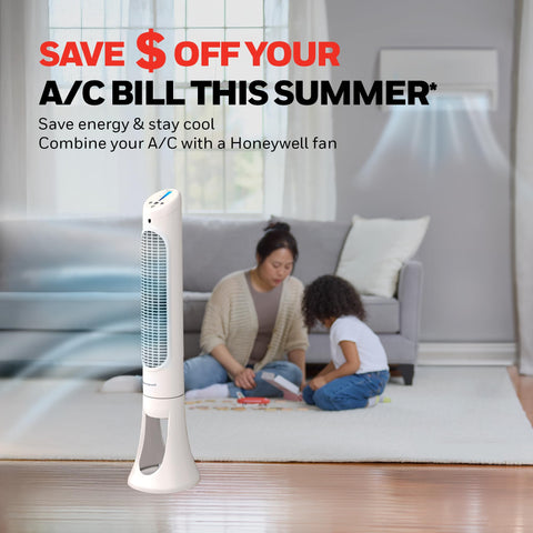 Honeywell QuietSet suggests energy-saving potential when paired with an A/C