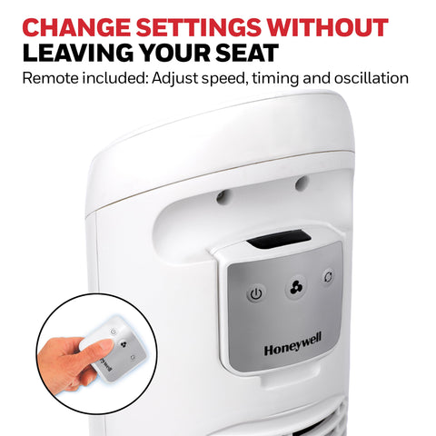 Honeywell QuietSet panel with five light options and controls