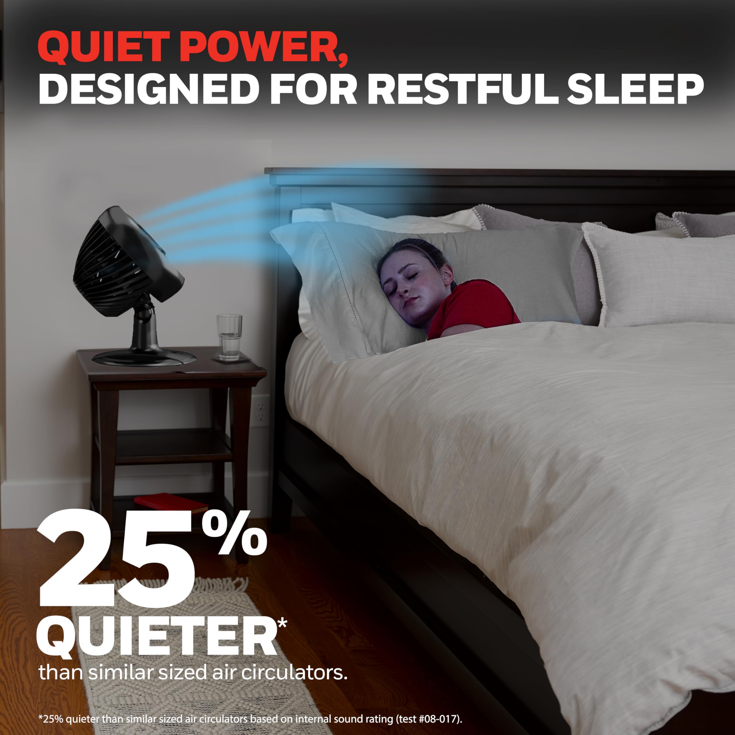Three speeds control for customizable comfort and efficiency