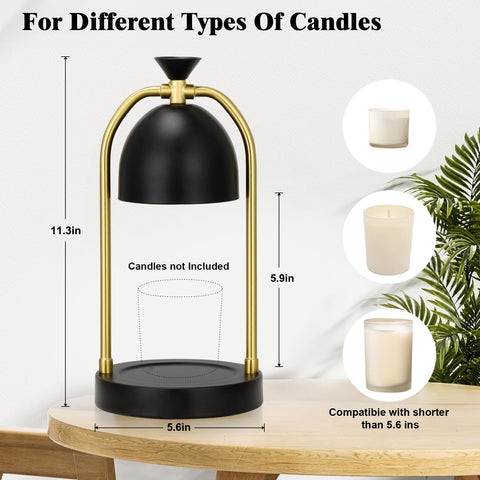 Hong-in flameless candle warmer lamp safe for homes with kids and pets.