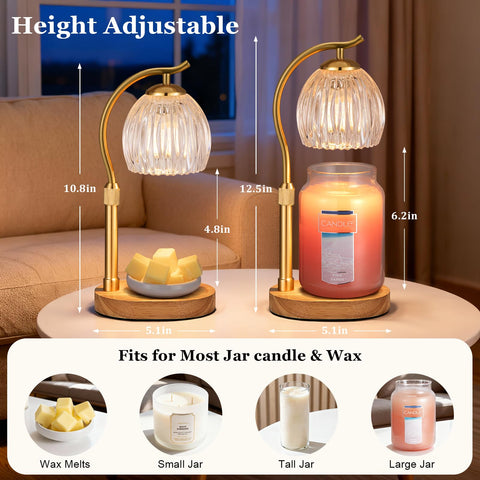 Hong-in top-down heating provides even melt and minimizes wasted wax.