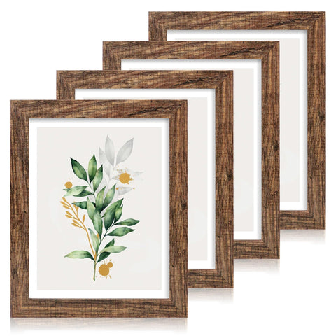 Hongkee 11x14 frame with real glass for sleek wall display.
