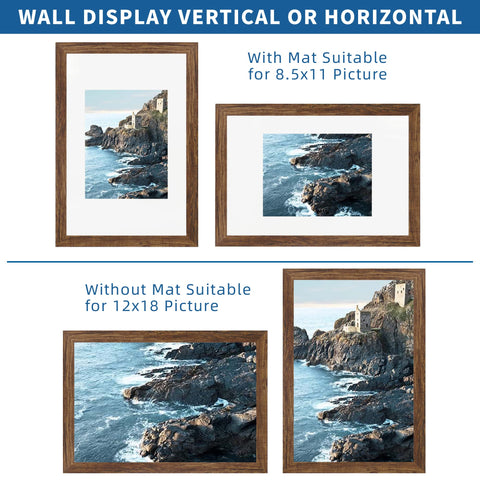 Hongkee frame close-up shows MDF construction and durable HD plexiglass for safe viewing.