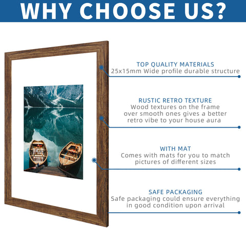 Hongkee 12x18 frame set packaged safely with protective wrap for secure delivery.