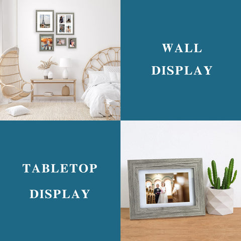 Hongkee frame demonstrates 5x7 photo without mat for full-bleed look