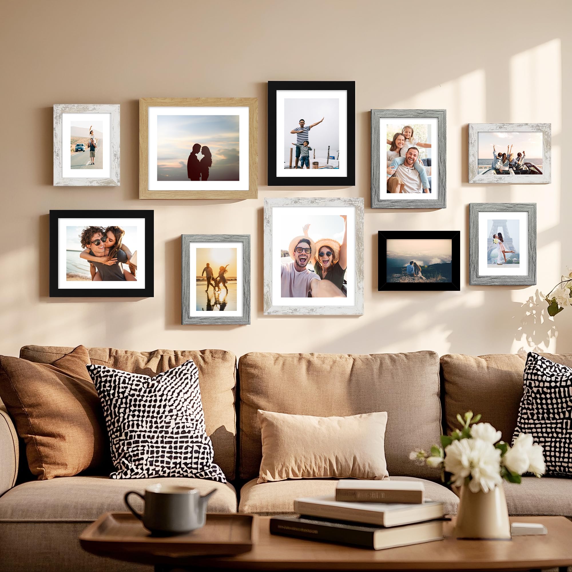 Hongkee frame can display on wall or tabletop