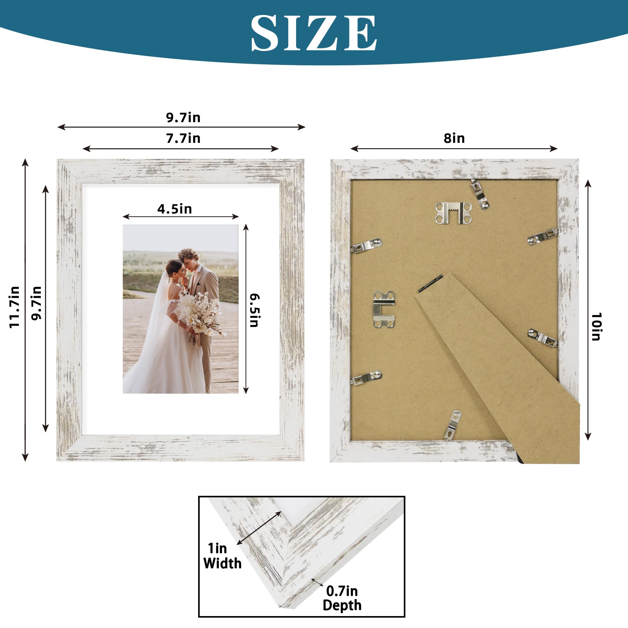 Hongkee wall display frame showing 360-degree tabs and versatile vertical/horizontal setup.
