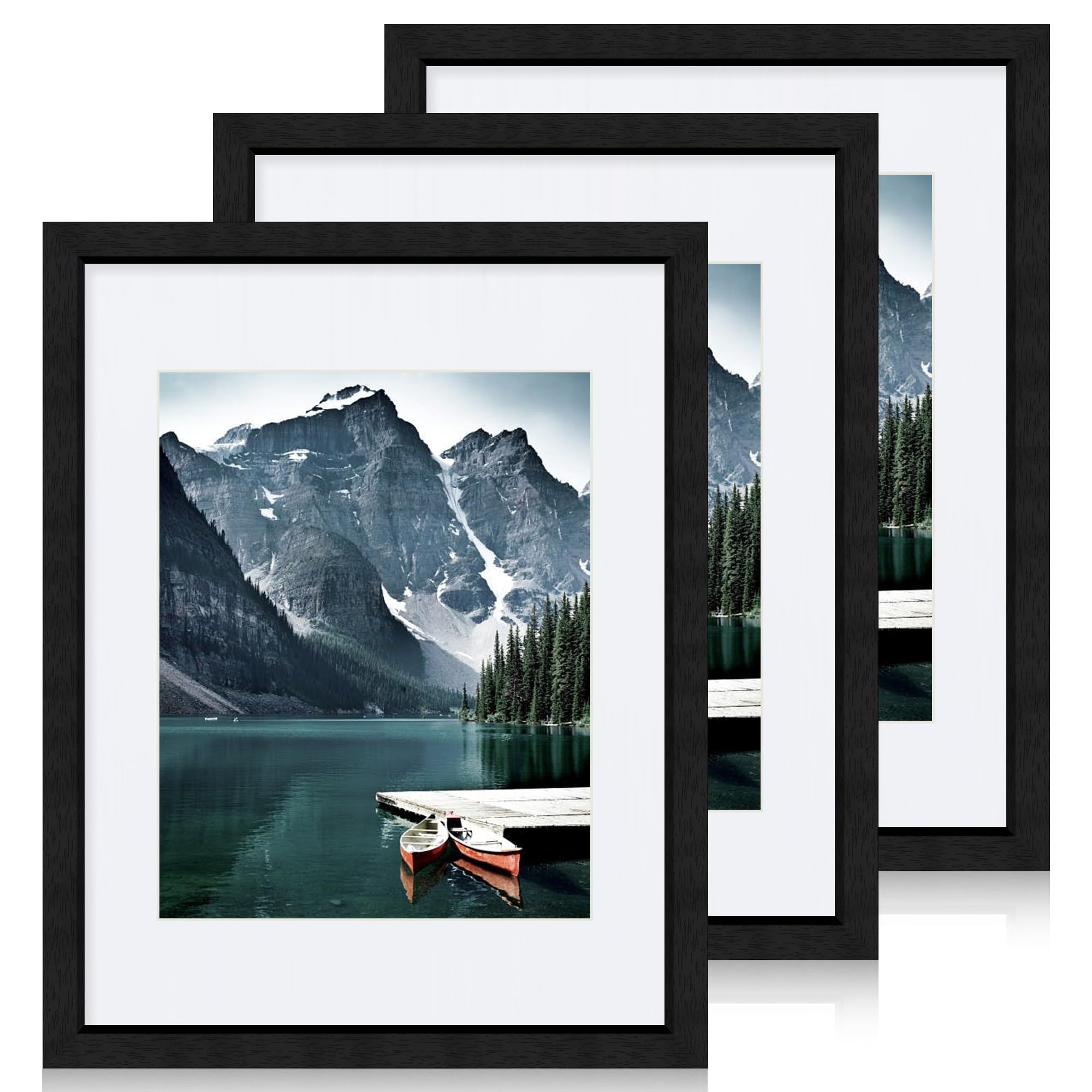 Hongkee 11x14 frame with mat front view ideal for displaying an 8x10 photo.